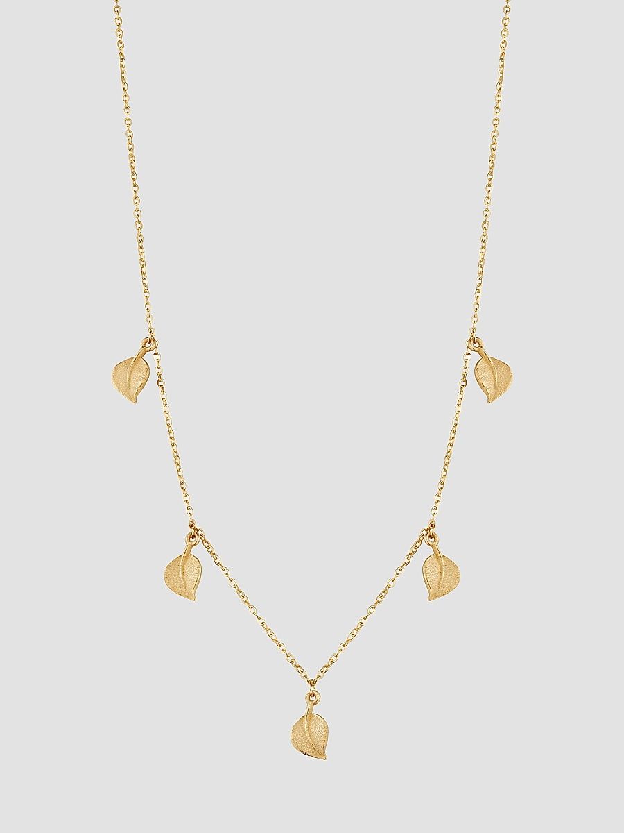 Women's 14K Yellow Gold New Beginnings Station Choker Necklace - Gold