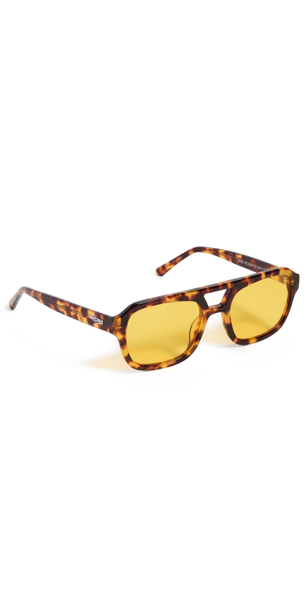 Wisdom Frame 46 Sunglasses Turtle One Size