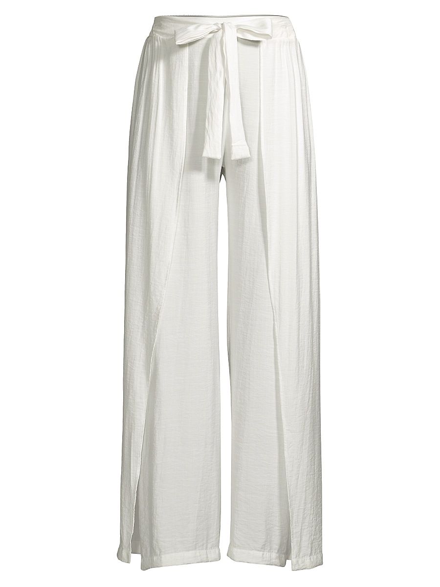 Women's Joan Wrap Pants - Patched White - Size Large