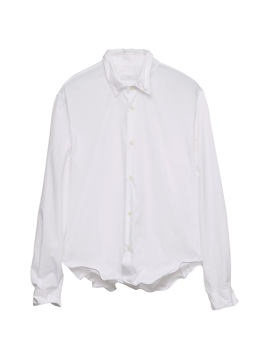 Men's Cotton Shirt - White - Size XXXL