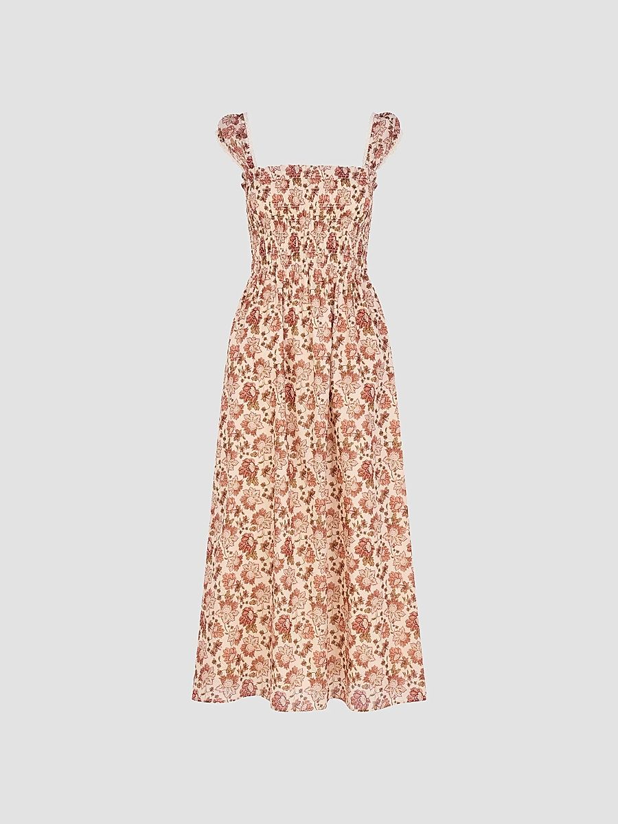 Hill House Home Women's The Harper Nap Dress - Meadowbrook Floral - Size Large