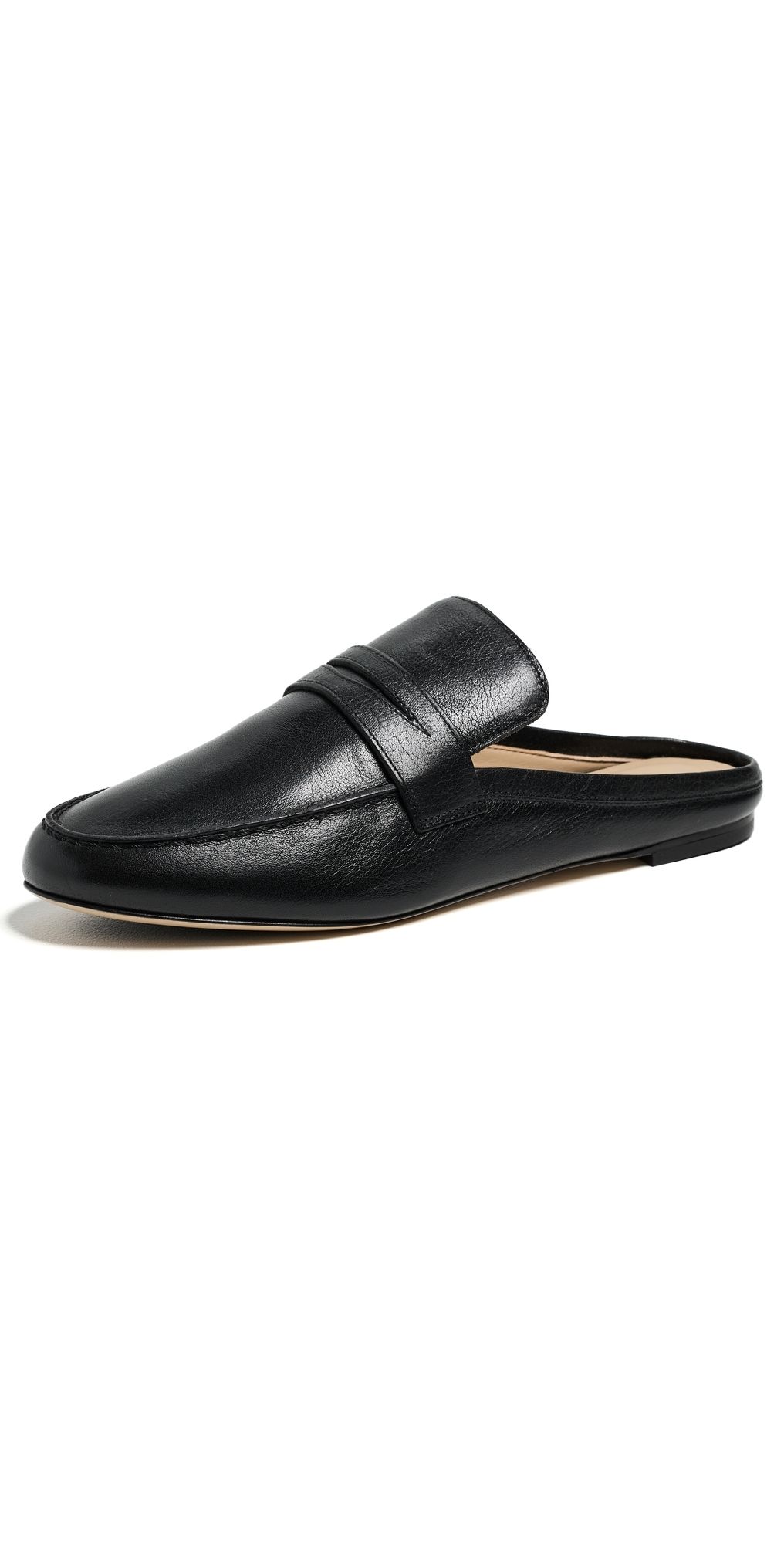 Jamie Haller Penny Loafer Mules Black 36.5