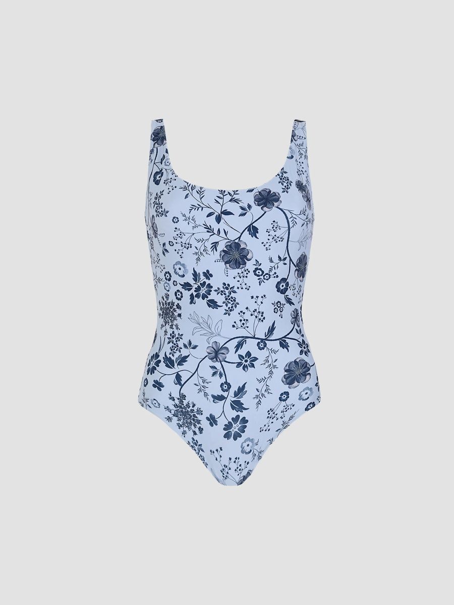 Agua Bendita Women's Koraline Glazia Reversible One-Piece Swimsuit - Multicolor - Size Small