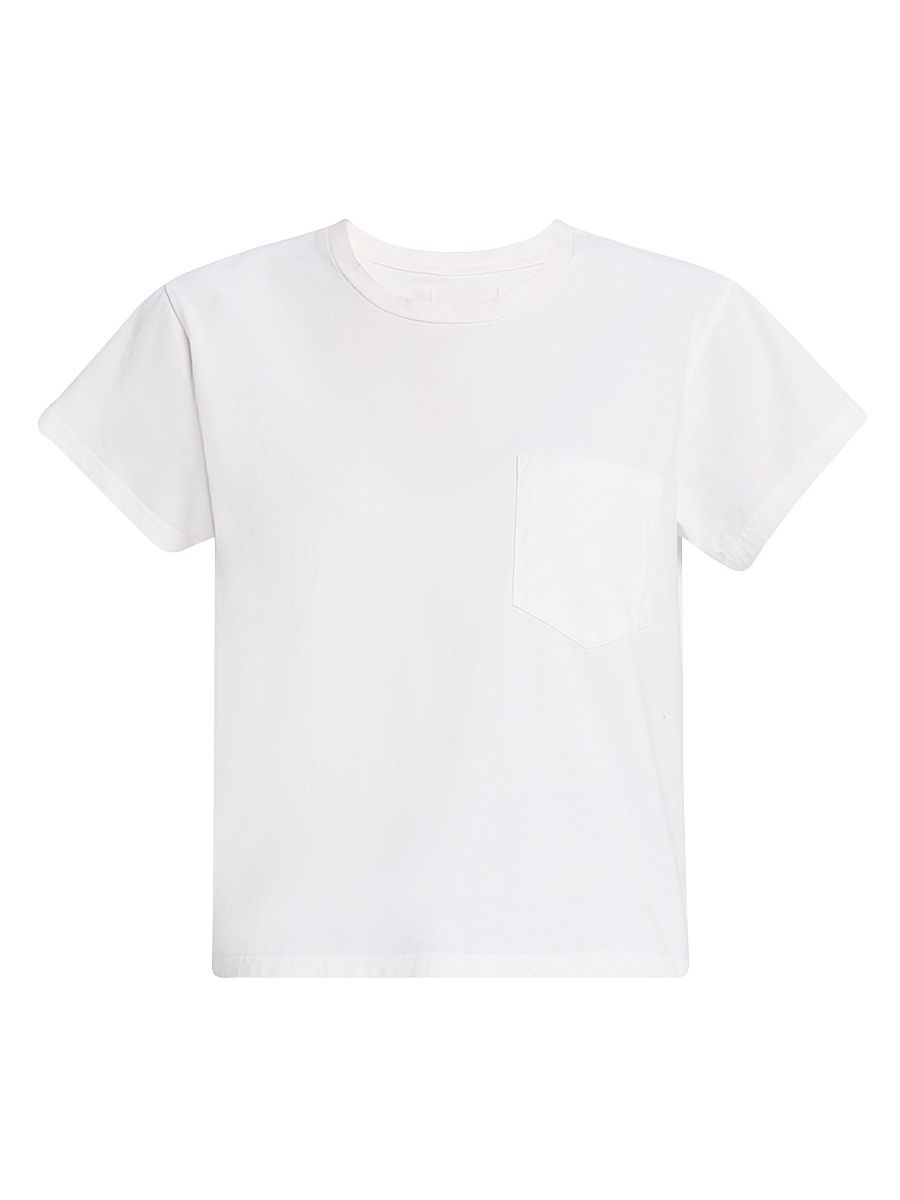 Women's Maybelle Crewneck Cotton T-Shirt - White - Size XL