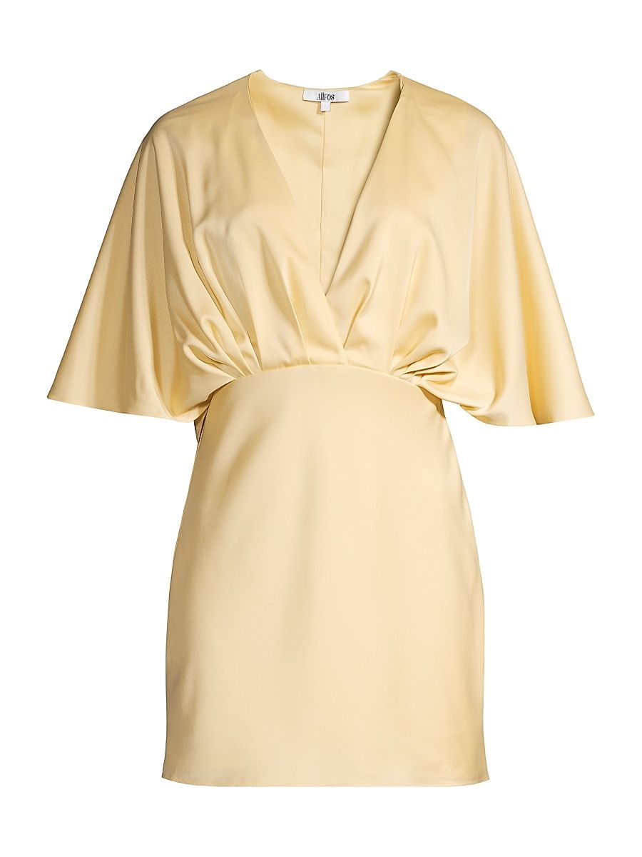 Women's Issa Cape Minidress - Yellow - Size Medium