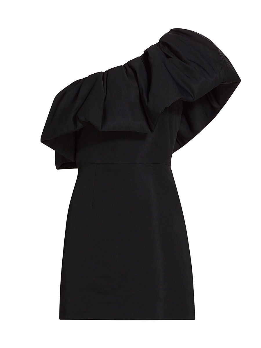 Women's Garcelle One-Shoulder Minidress - Black - Size 2