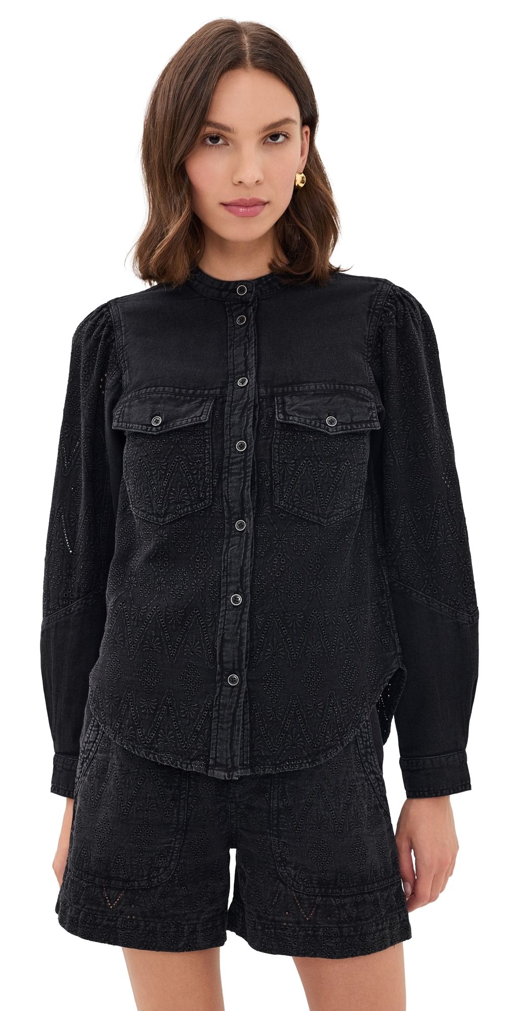 Isabel Marant Étoile Kaina Blouse Faded Black 38
