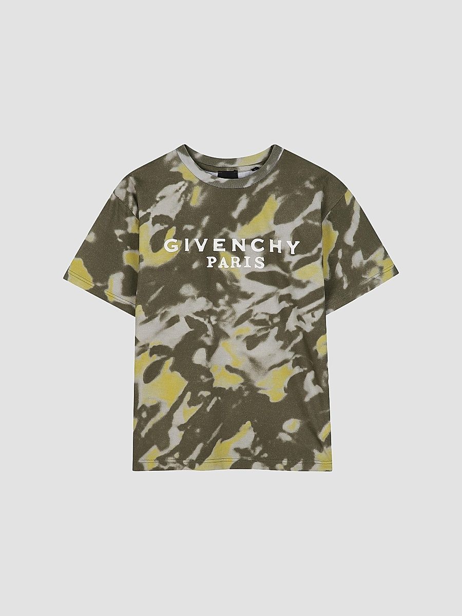 Givenchy Boy's Little Boy's & Boy's Logo Tie-Dye T-Shirt - Khaki - Size 12