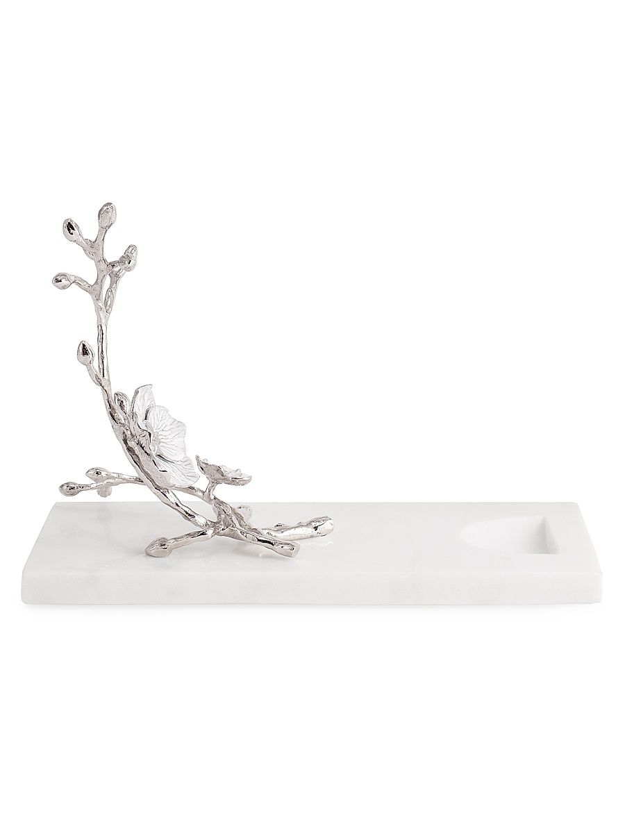 Silver Orchid Wine Rest