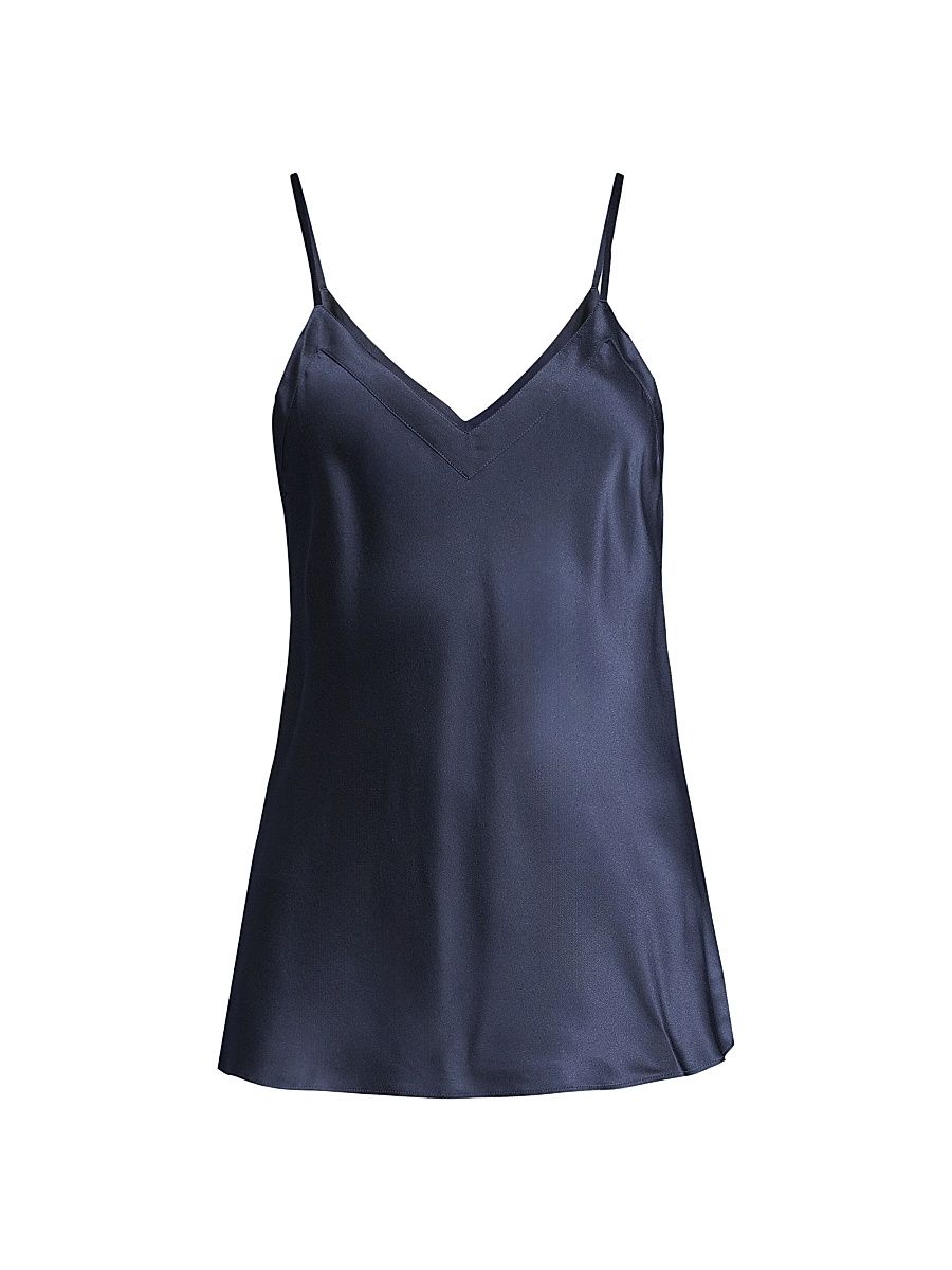 Women's Silk Camisole - Midnight - Size XXXL