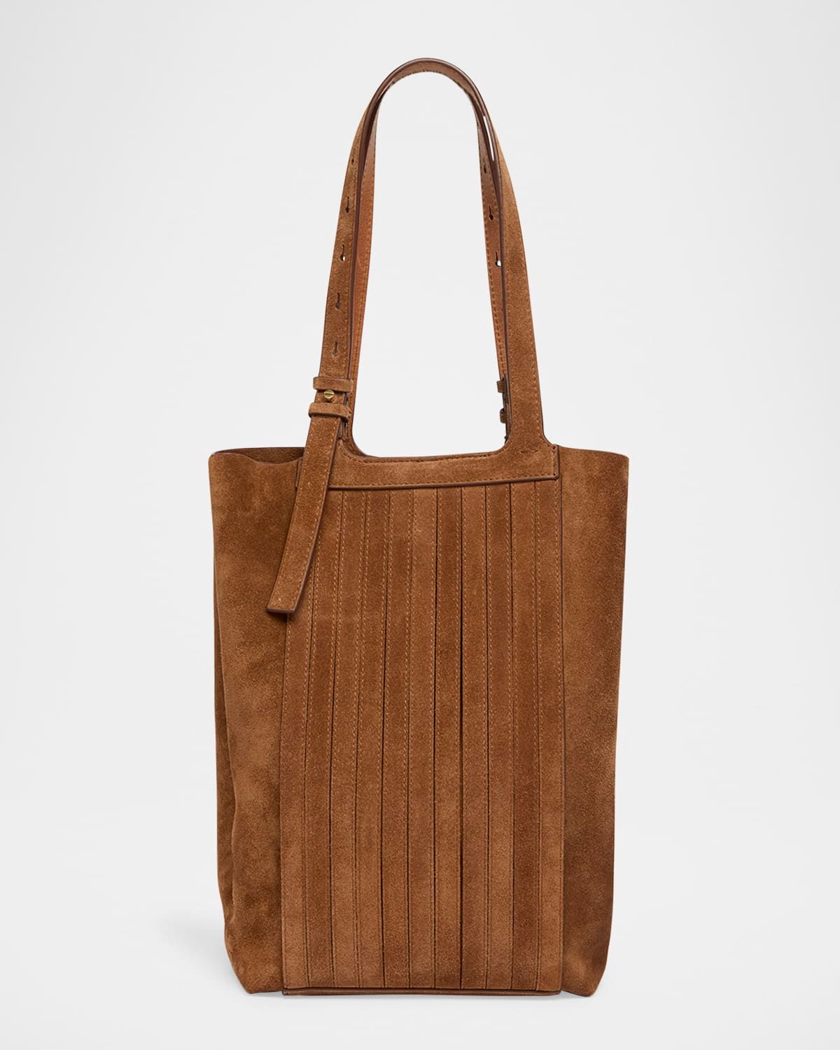 24/7 Fringed Suede Shoulder Bag