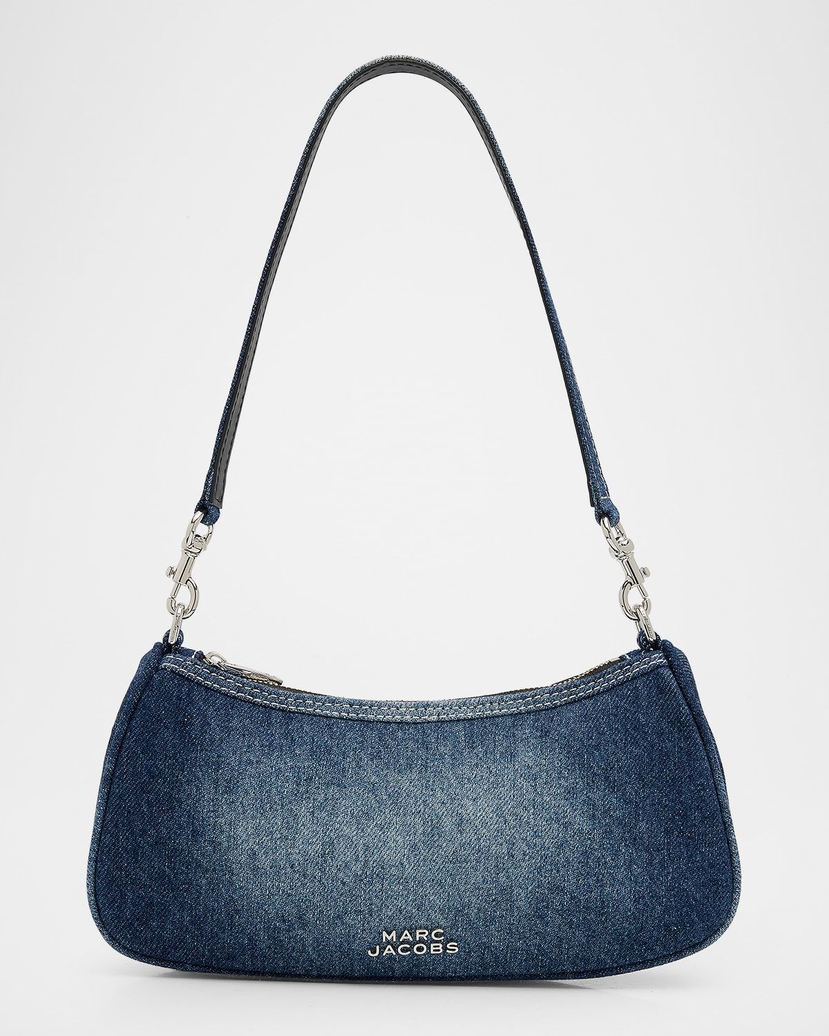 The Faded Denim Charm Shoulder Bag