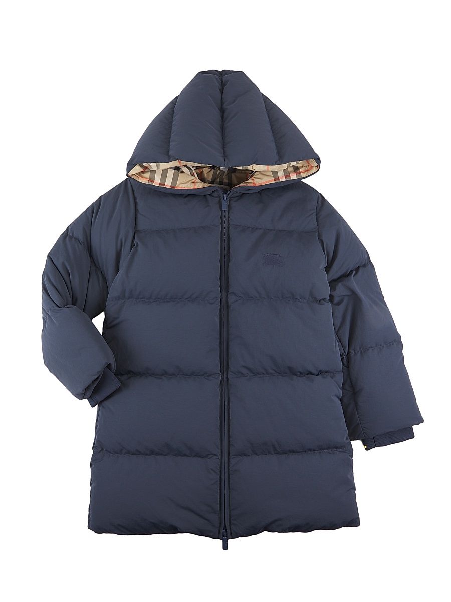 Little Kid's & Kid's Down Puffer Coat - Lake Blue - Size 8