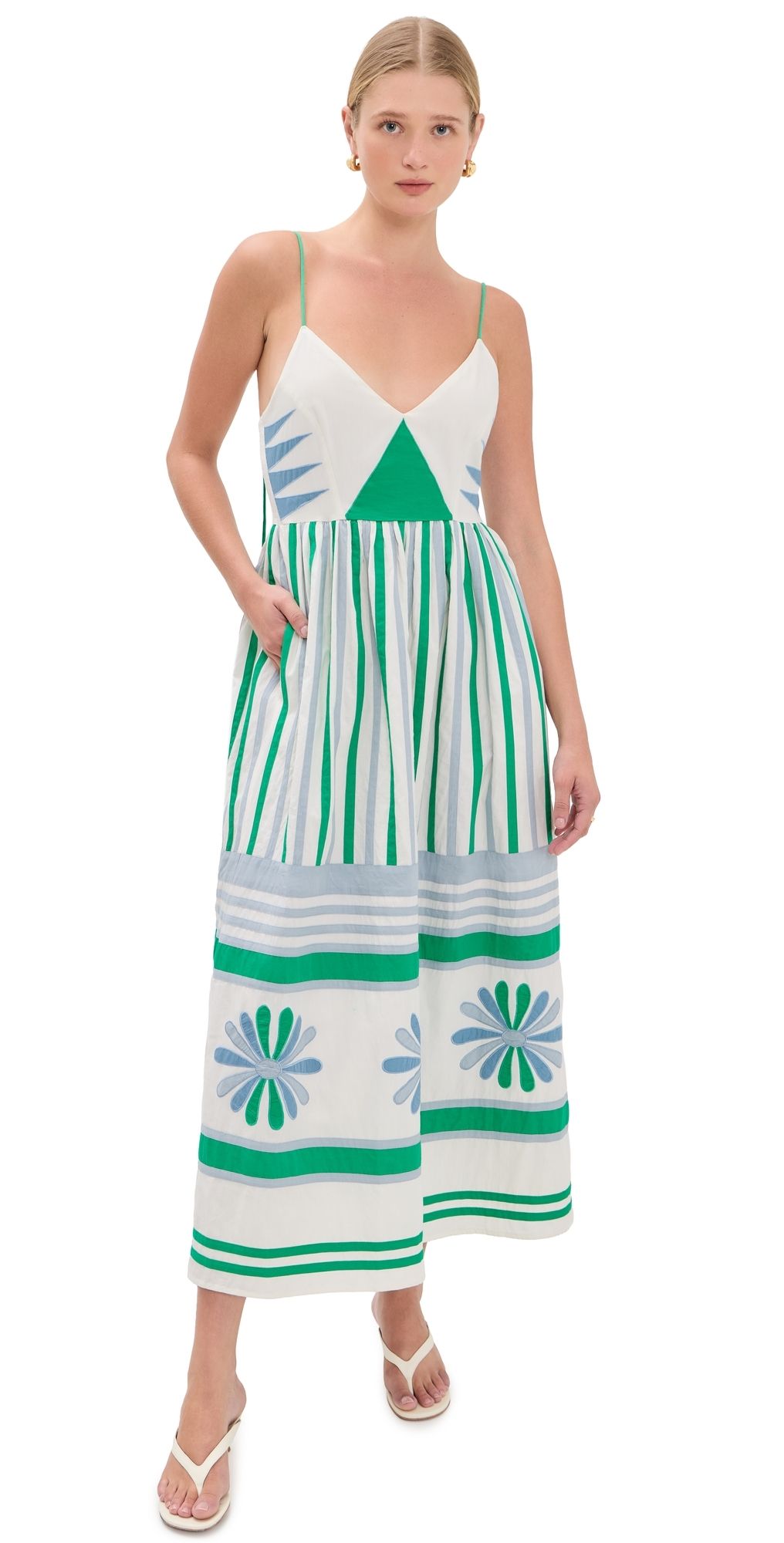 Carolina K Amelia Dress Gardenia L