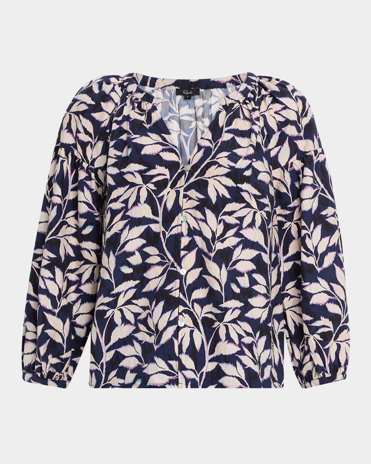 Vasia Button-Front Blouse