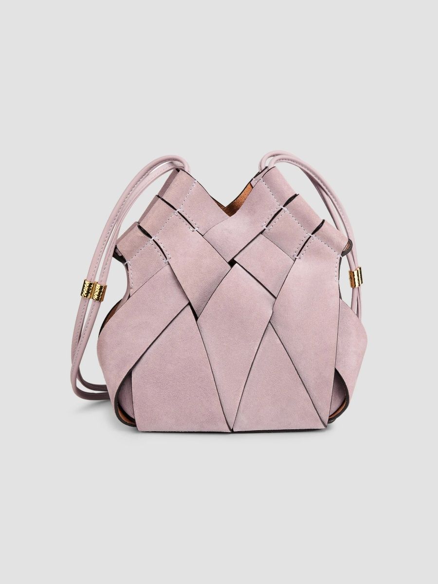 Ulla Johnson Women's Charlotte Woven Suede Crossbody Bag - Lilac
