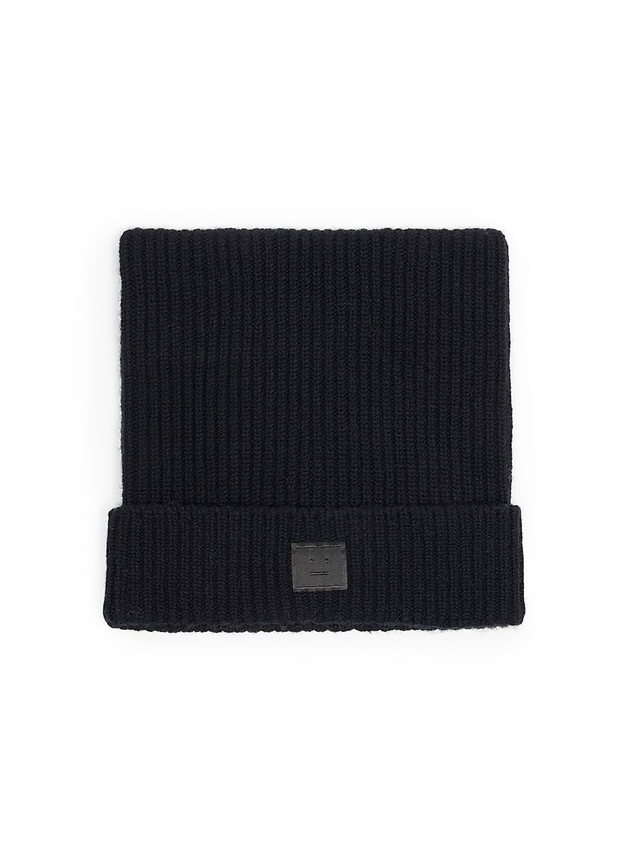 Men's Kua Rib-Knit Beanie - Black