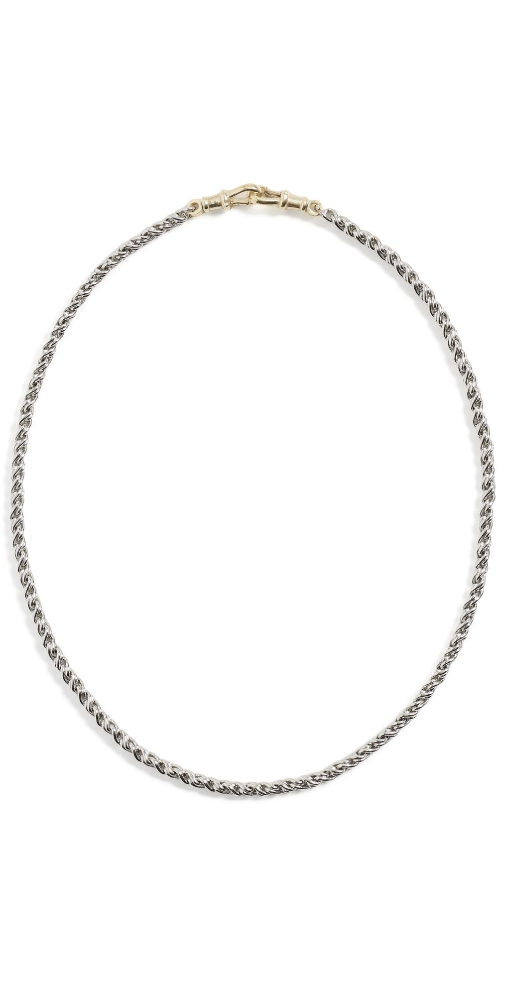 SHASHI Sculpted Chain Necklace Gold One Size