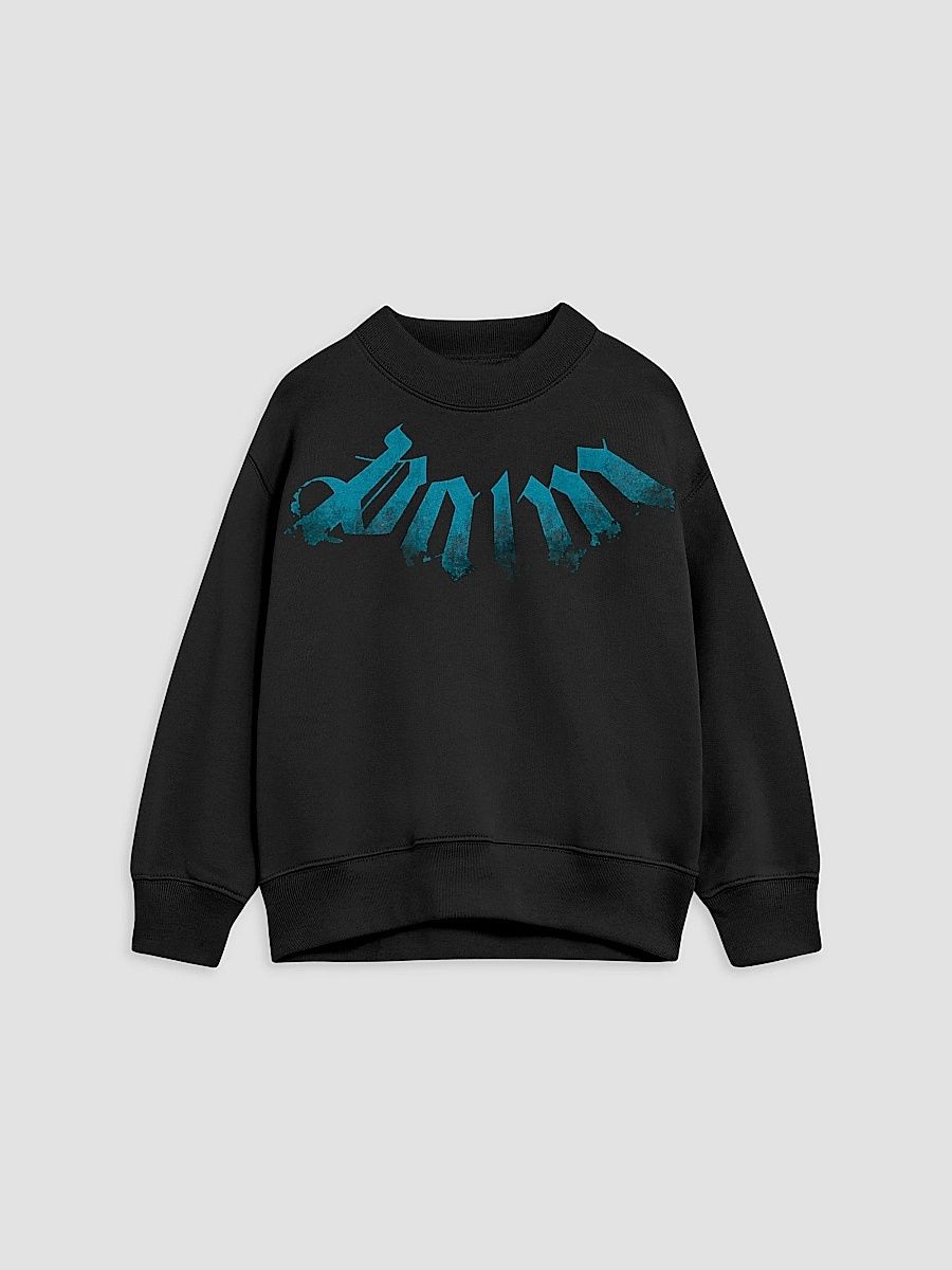 Palm Angels Boy's Little Boy's & Boy's Logo Cotton Sweatshirt - Black - Size 12