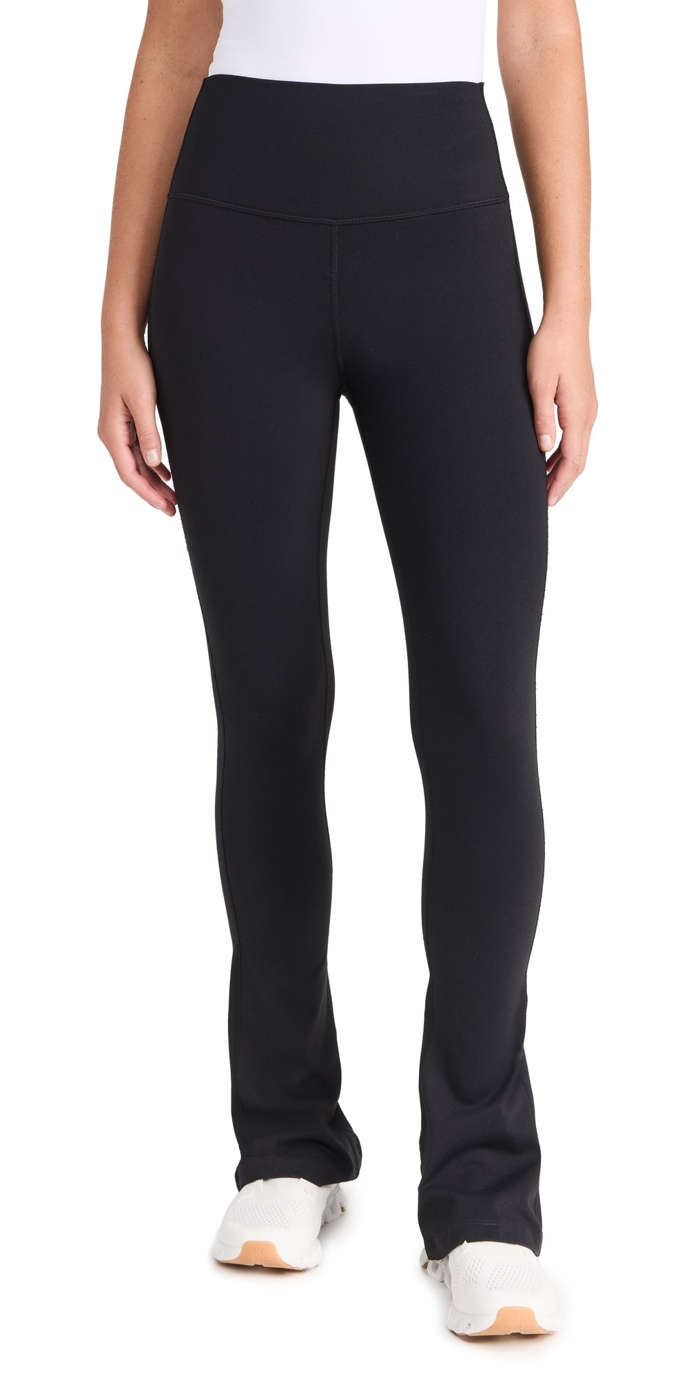 Splits59 Raquel High Waist Supplex Flared Legging, 30" Black XL