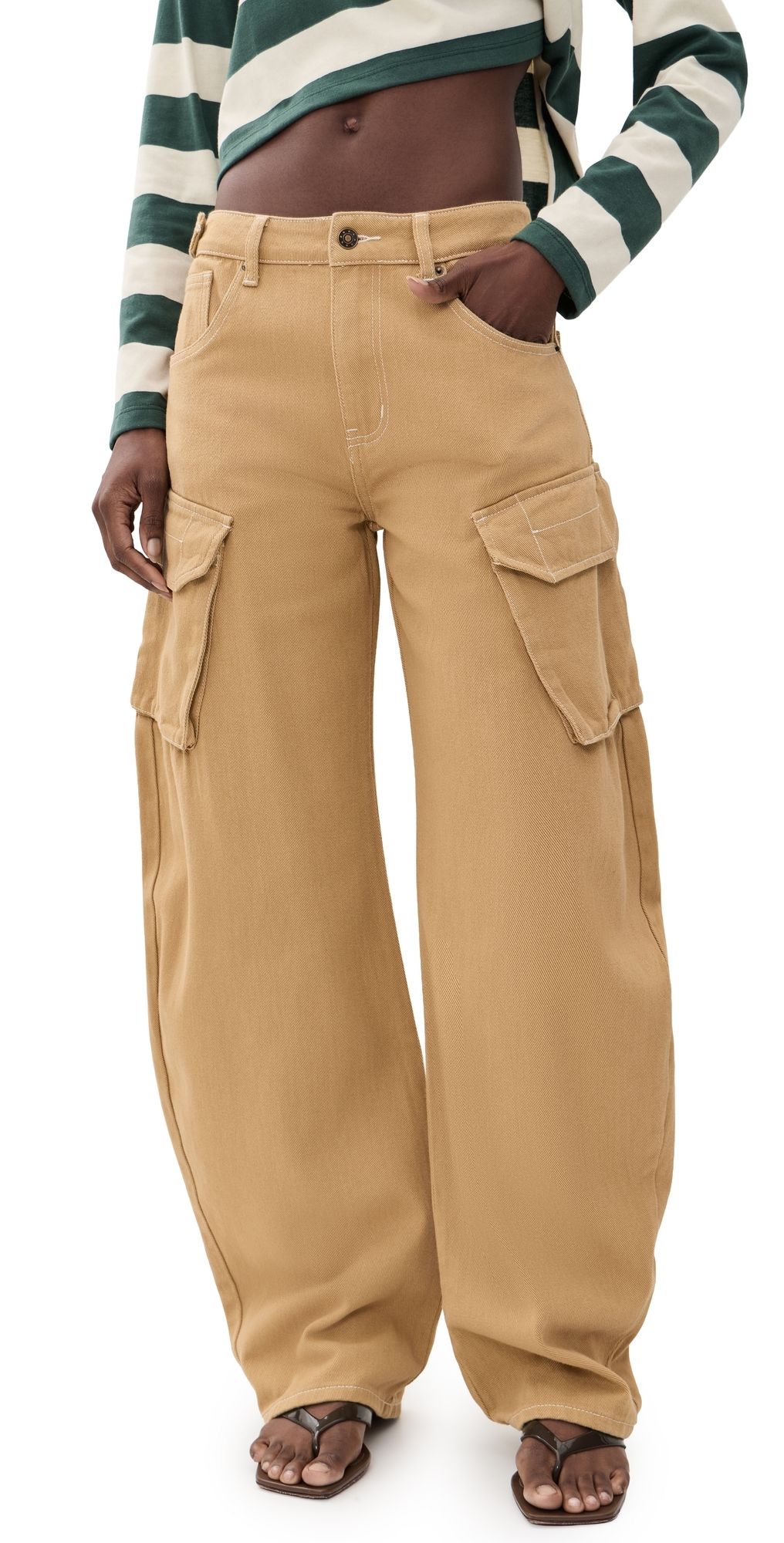 Lioness Penthouse Jeans Camel XS