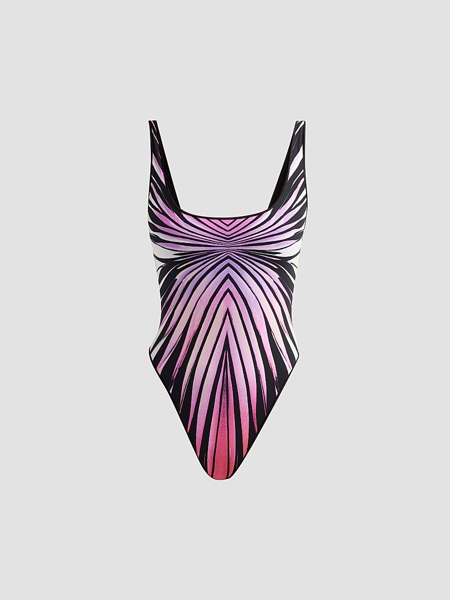 Women's Printed One-Piece Swimsuit - Size XS