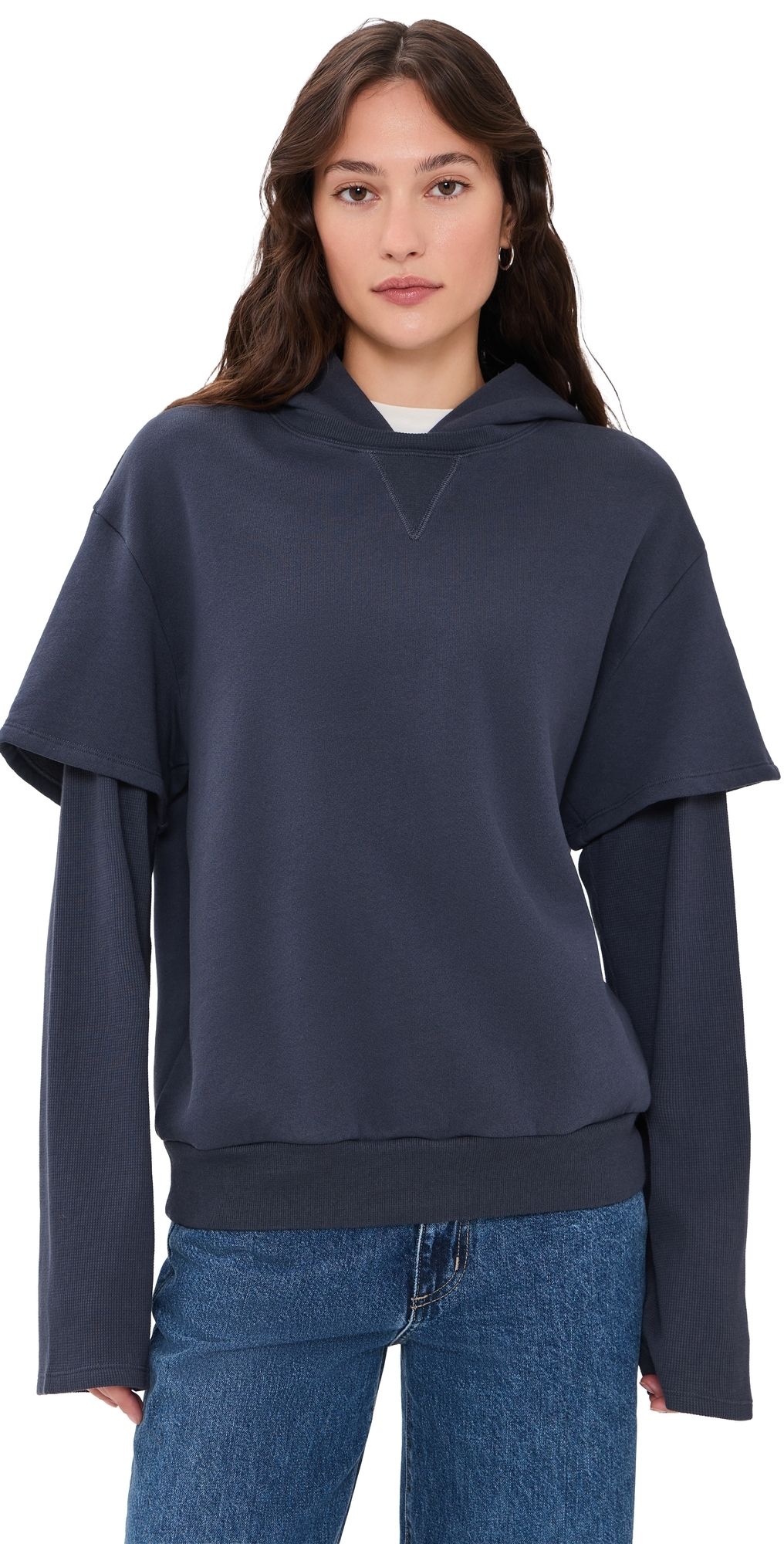 Still Here 2Tee Sweatshirt Navy S