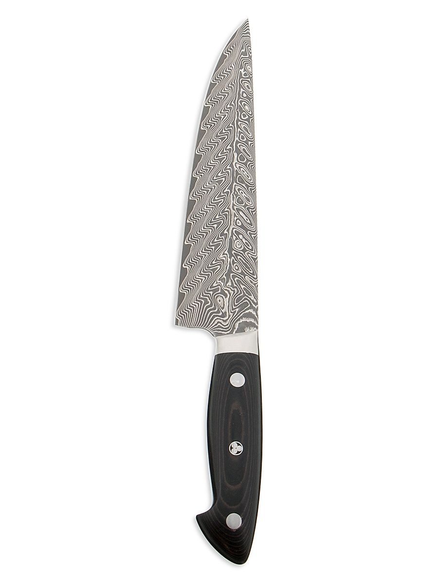 Bob Kramer Euroline Damascus Collection 8'' Narrow Chef's Knife - Stainless Steel