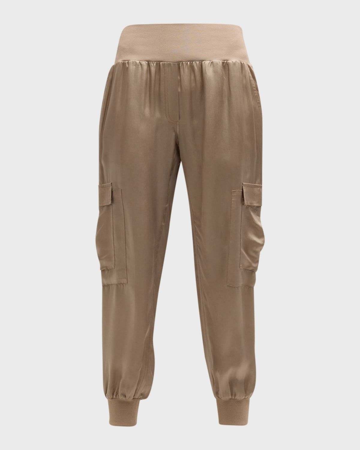 Tous Les Jours Giles Satin Jogger Pants