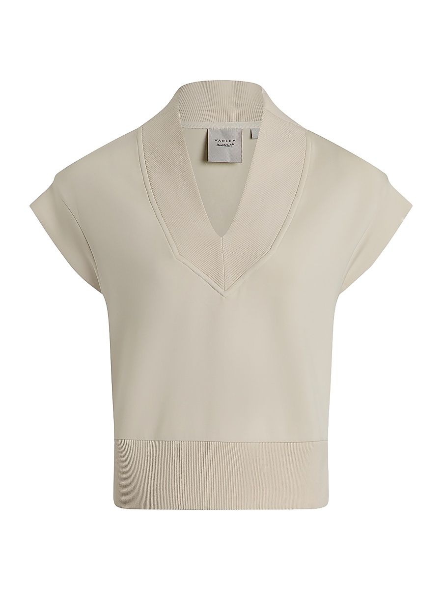 Women's Gracee Cap Sleeve DoubleSoft Jersey Tank - Pristine - Size Small
