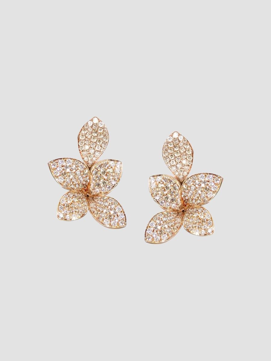 Pasquale Bruni Women's Giardini Segreti 18K Rose Gold & 2.36 TCW Diamond Earrings - Rose Gold