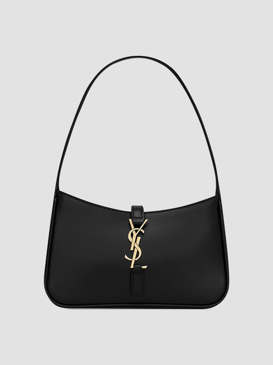 Saint Laurent Women's Le 5 à 7 Mini Hobo in Smooth Leather - Nero