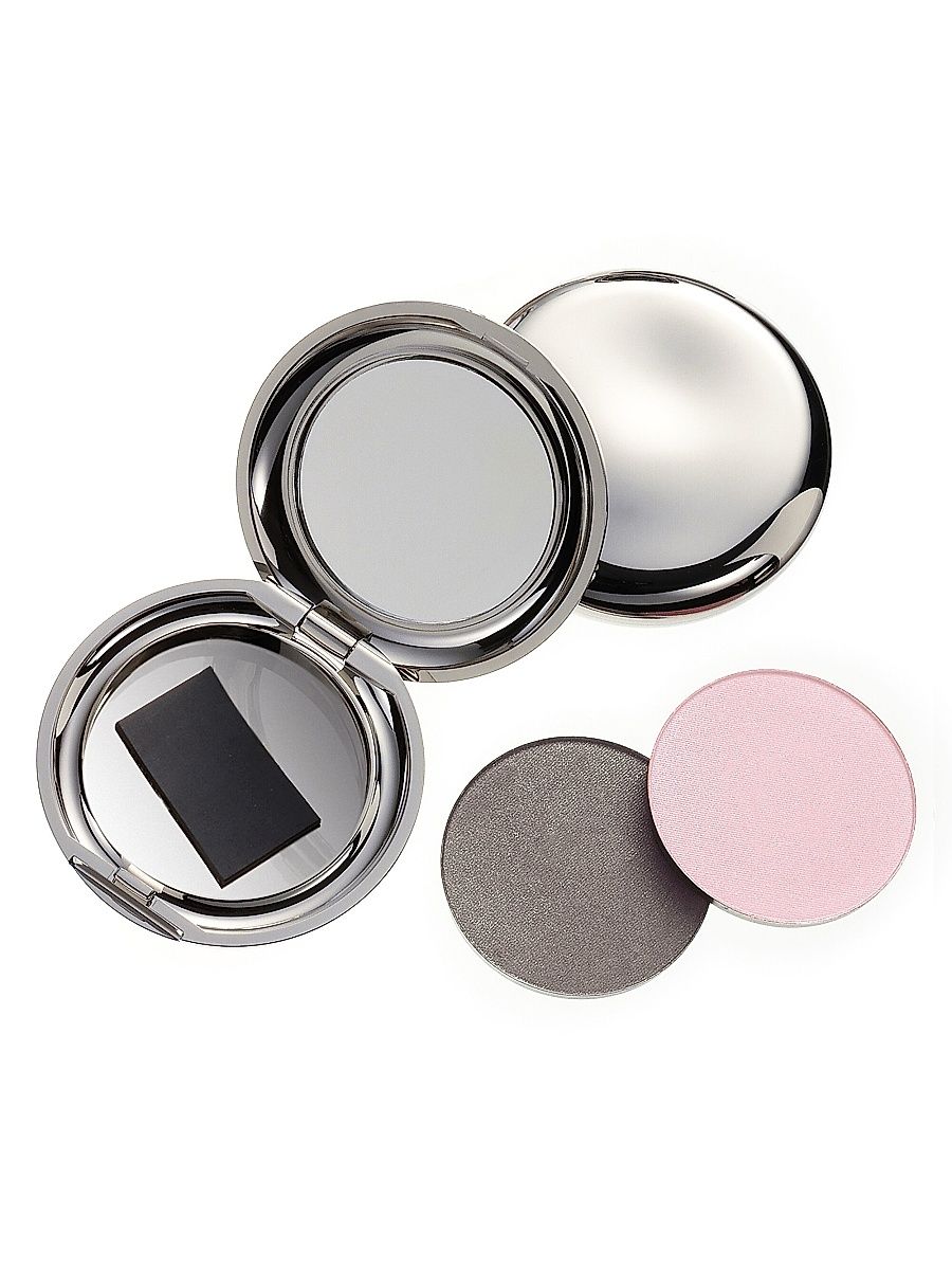 Women's The Pebble Refillable Eye Shade Compact - Silver
