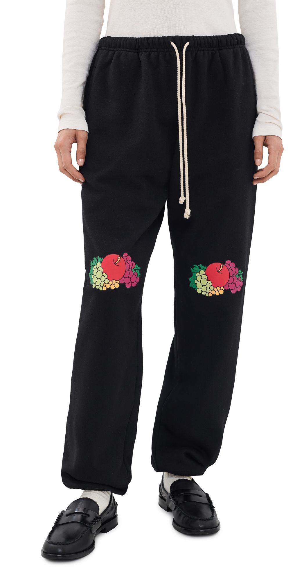 HOMMEGIRLS Homme Girls x Fruit Of The Loom Double Logo Sweatpants Black M