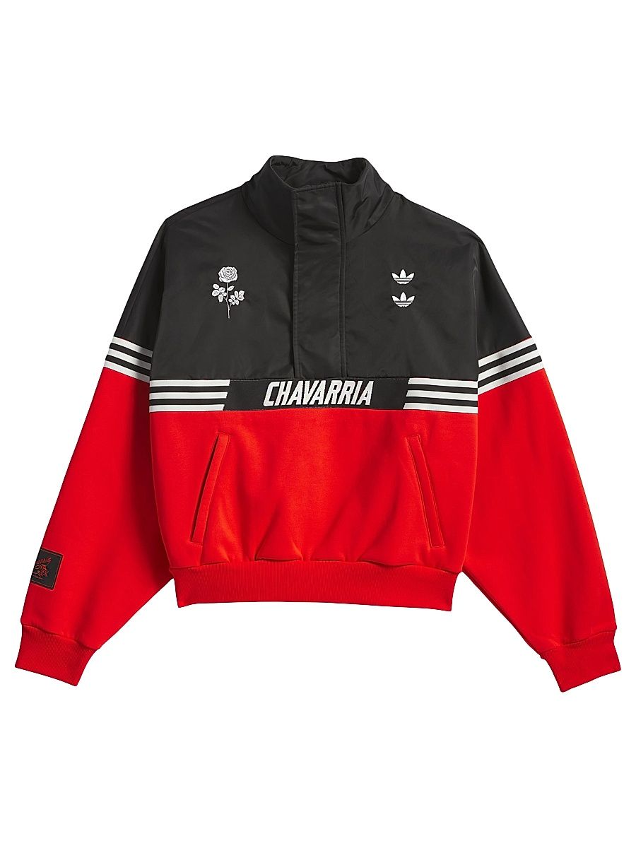 Men's adidas x Willy Chavarria Gomez Half-Zip Pullover - Black - Size XXL