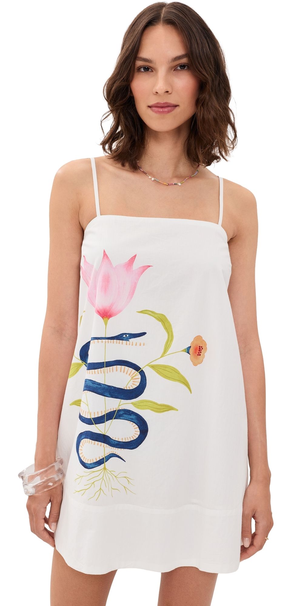 Cleobella Melusine Mini Dress Montecito Placed Print M