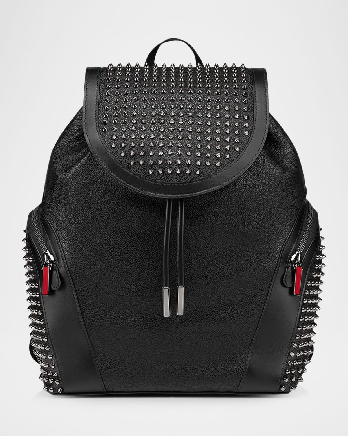 Men & apos;s Funky Spikes Leather Backpack