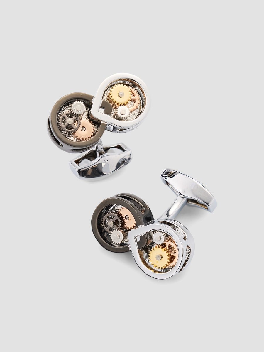 Tateossian Men's Infinity Gear Cufflinks - Multi