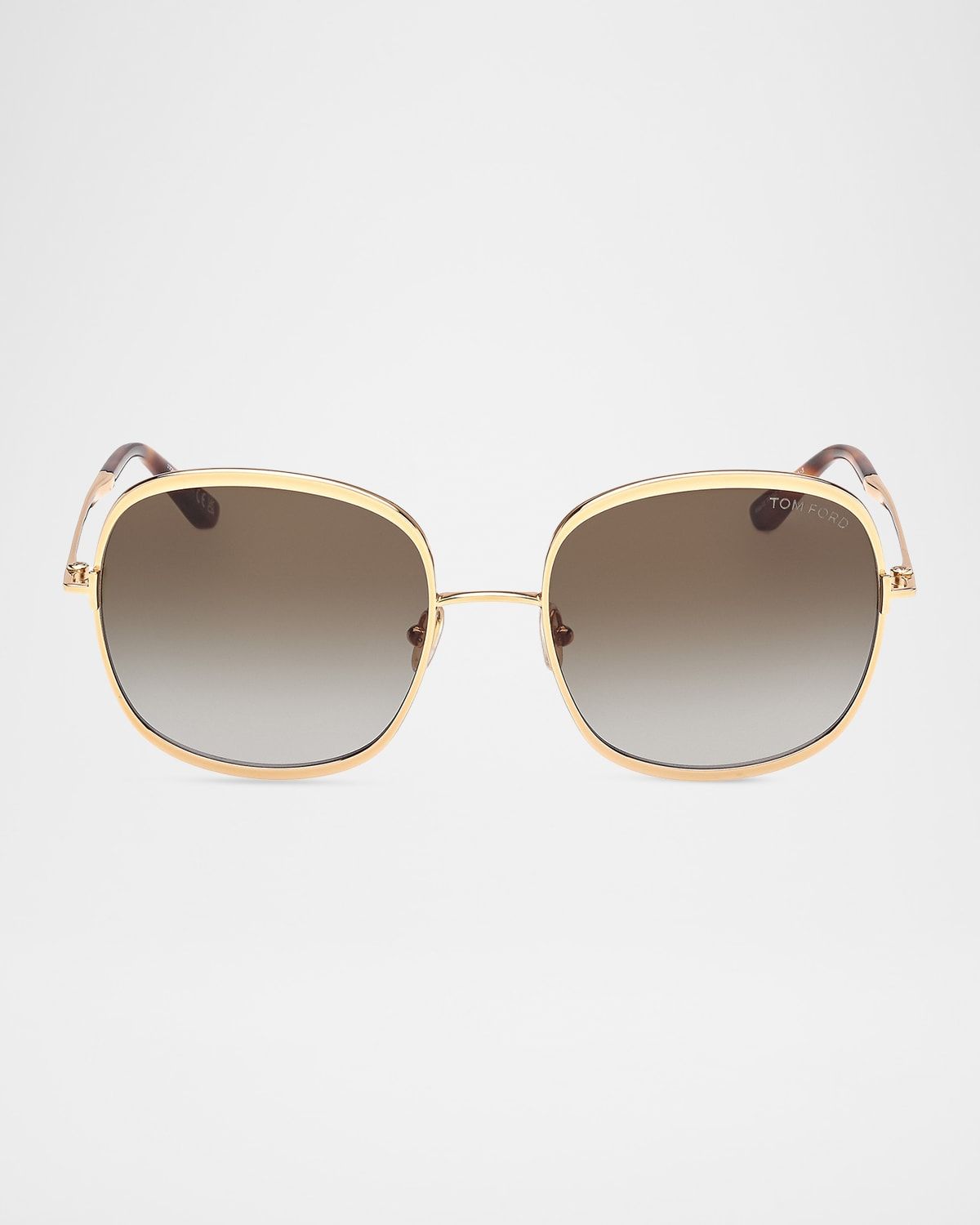 Sofia 57mm Metal Round Sunglasses