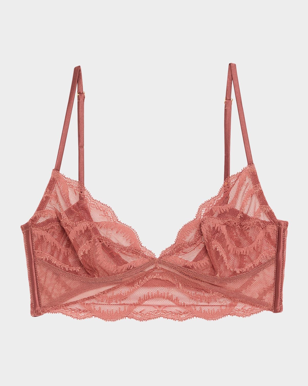 Leche Moi Lace-Trim Longline Bra