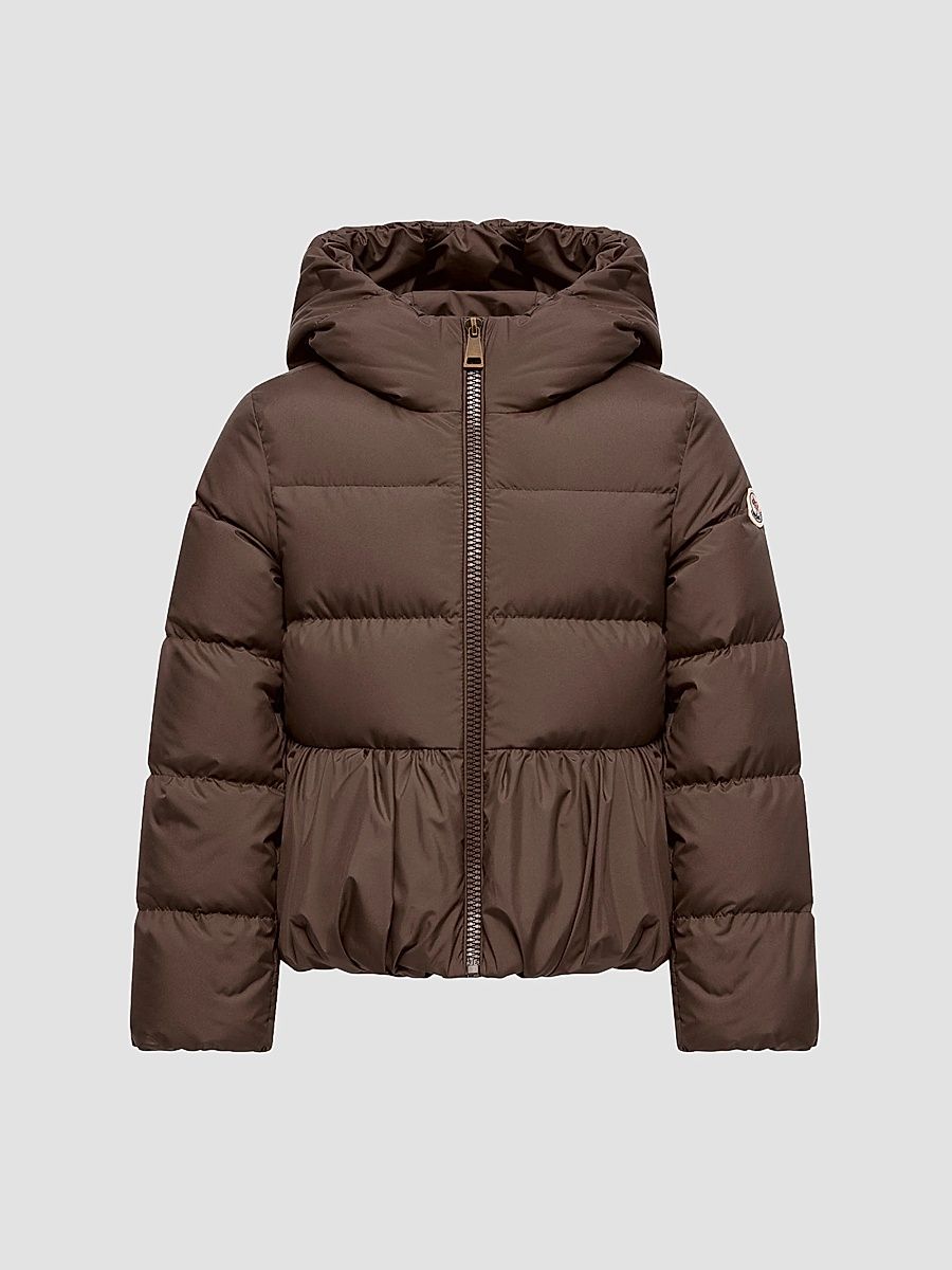 Little Girl's & Girl's Elizaveta Puffer Jacket - Brown - Size 14
