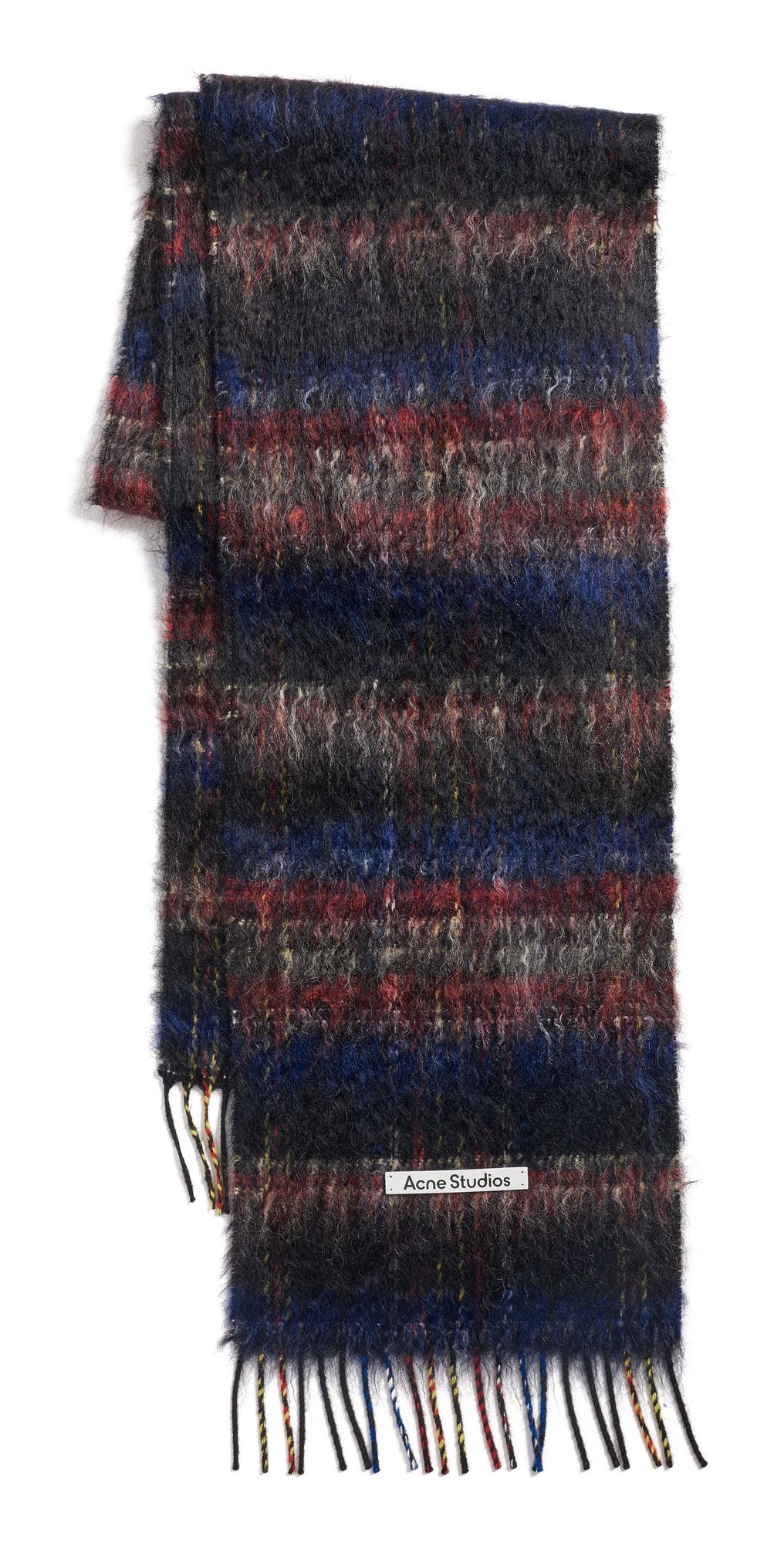 Acne Studios Vibot Scarf Black/Red One Size