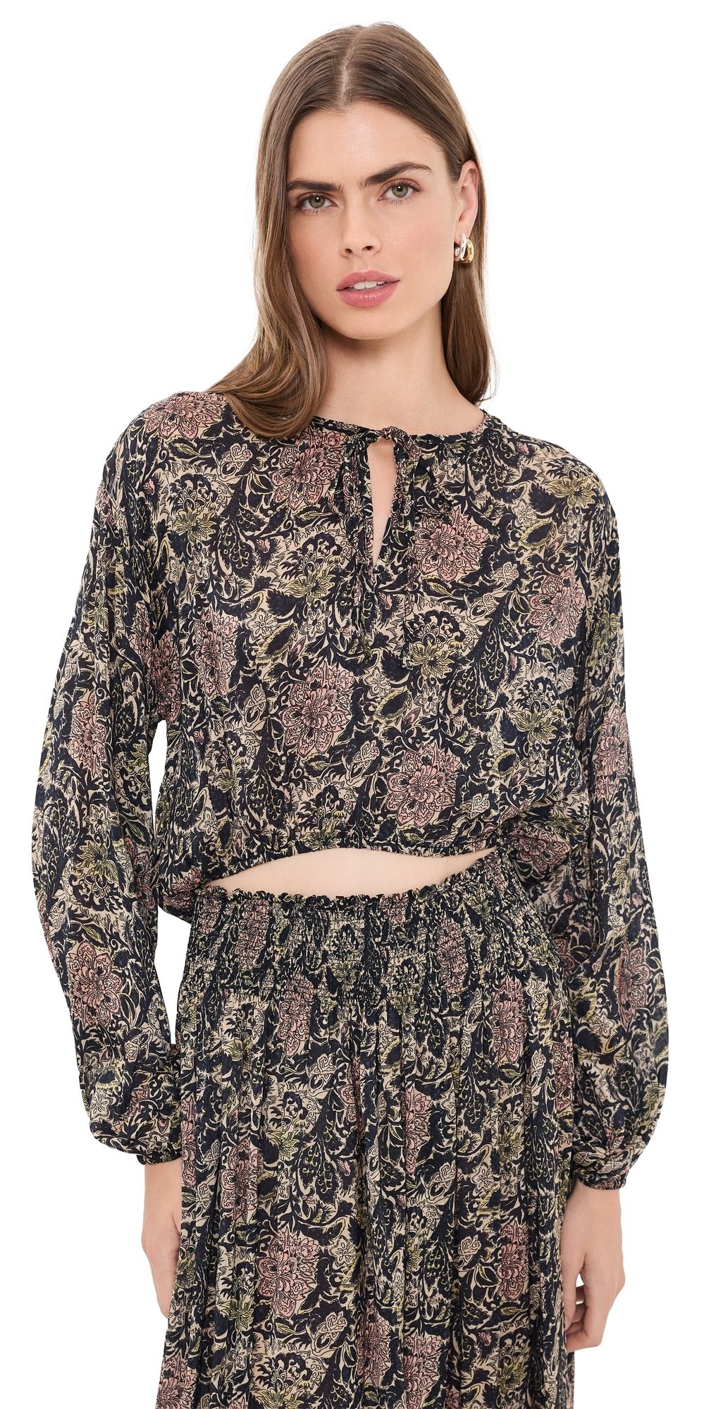 Natalie Martin Collection Amelia Top Botanica Dusk M