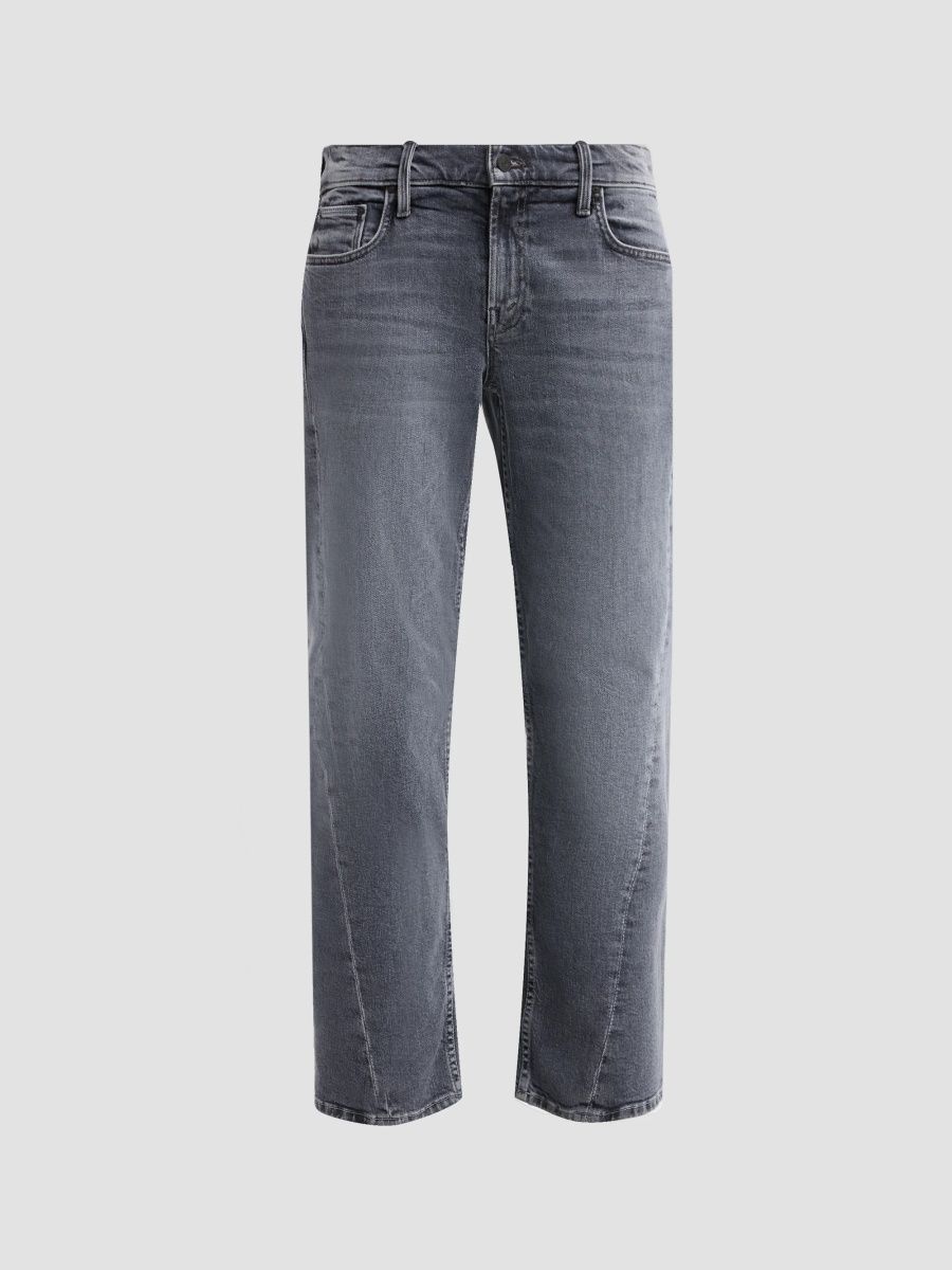 Mother Women's Lil Bookie Twist Denim Mid-Rise Ankle Jeans - Rock Hard - Size 24