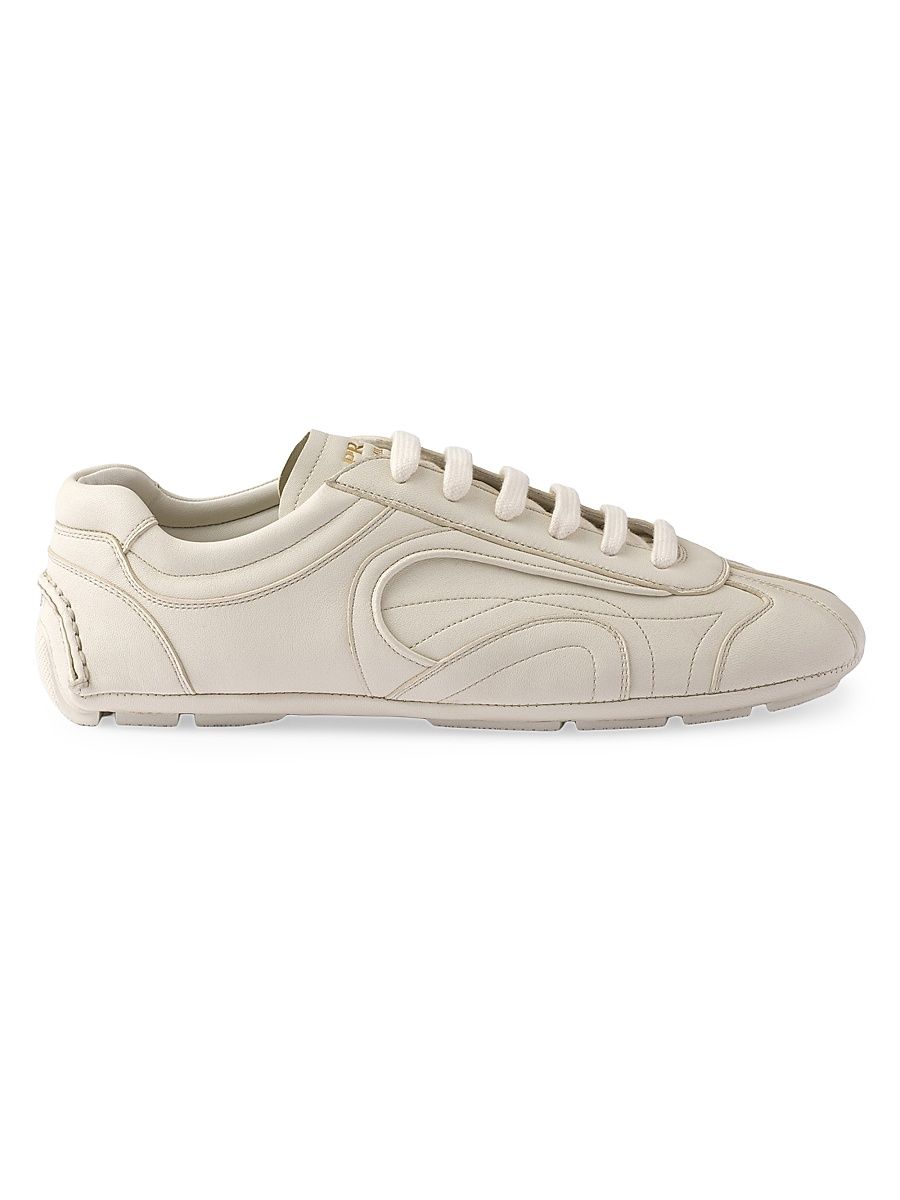 Men's Montecarlo Re-Edition 2005 Antiqued Nappa Leather Sneakers - Beige Khaki - Size 12
