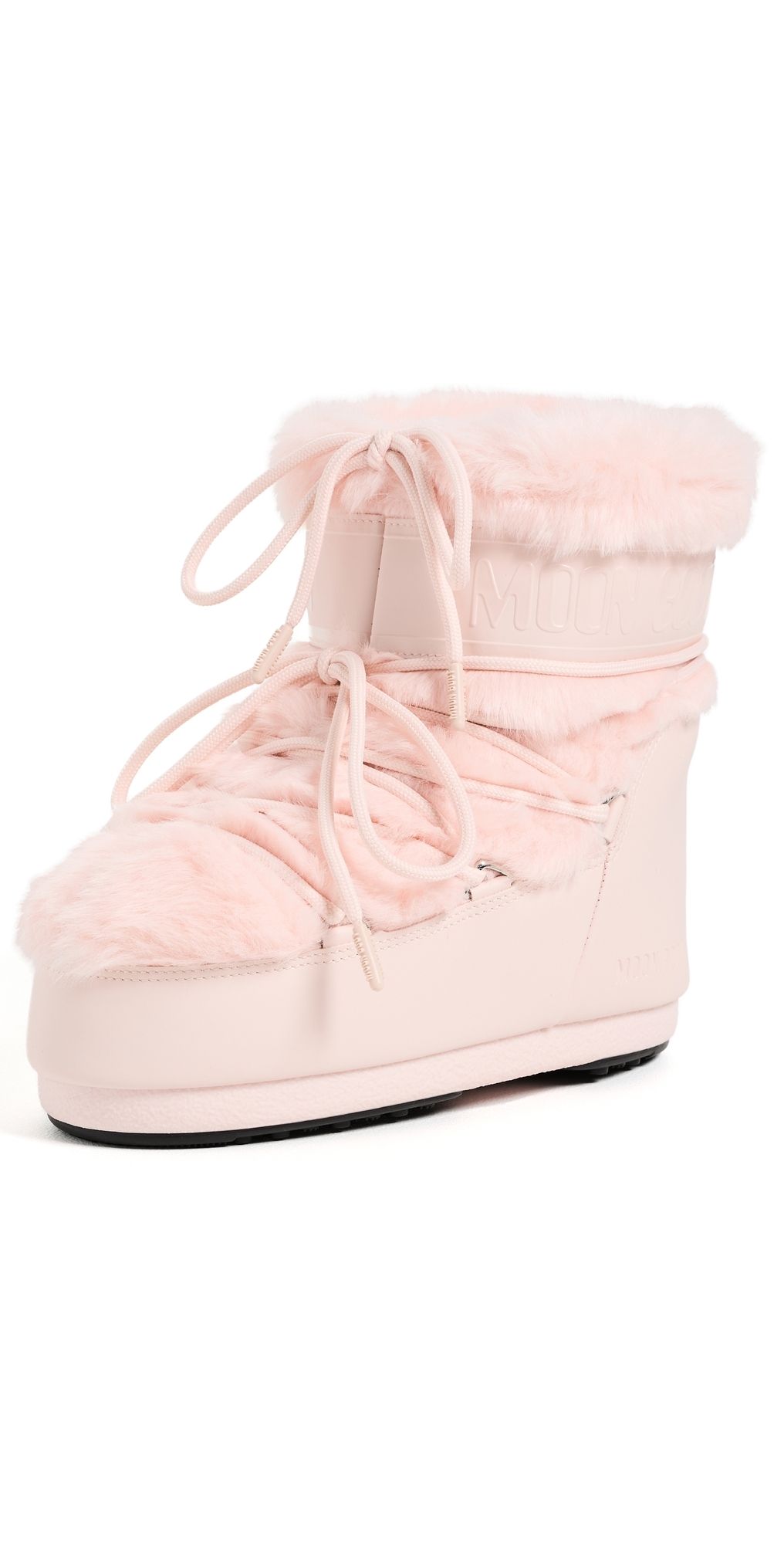 Moon Boot Icon Low Faux Fur Boots Dusty Pink 39/41