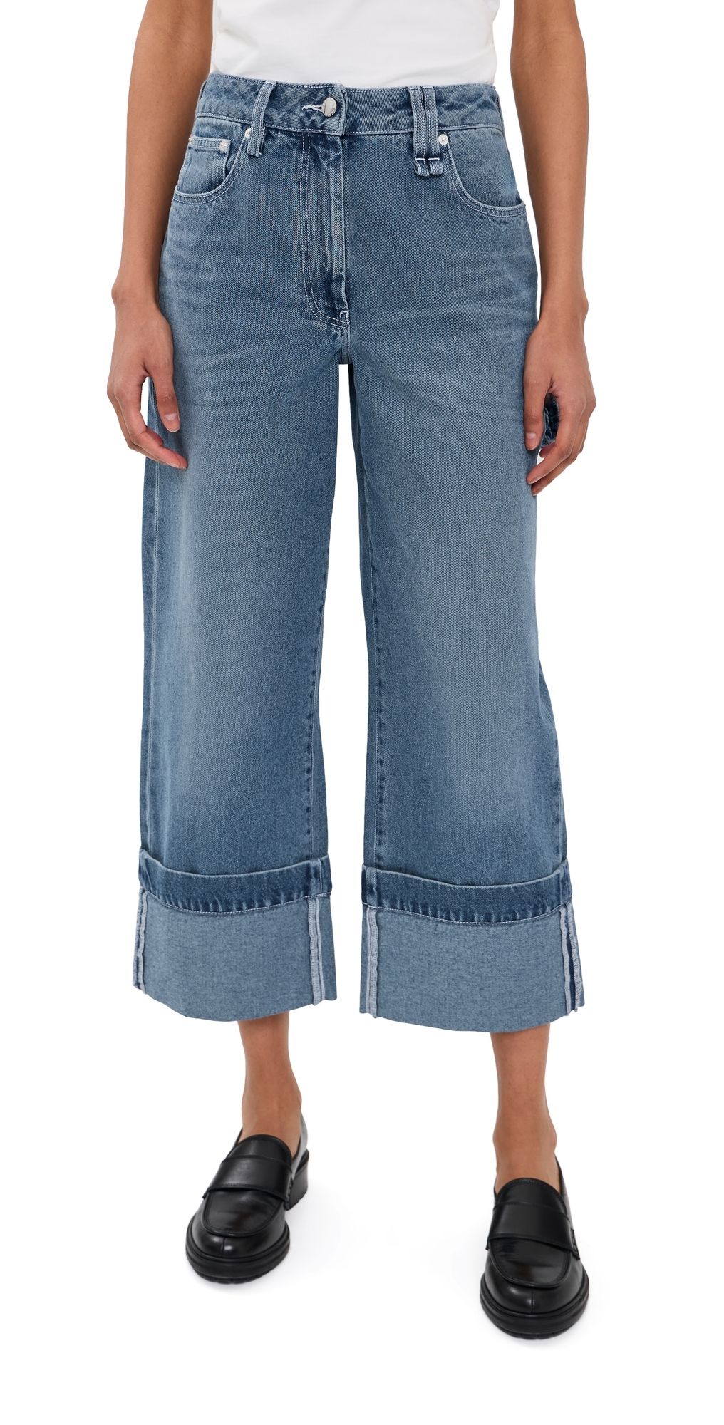 Simone Rocha Straight Leg Jeans INDIGO/PEARL/CLEAR 6