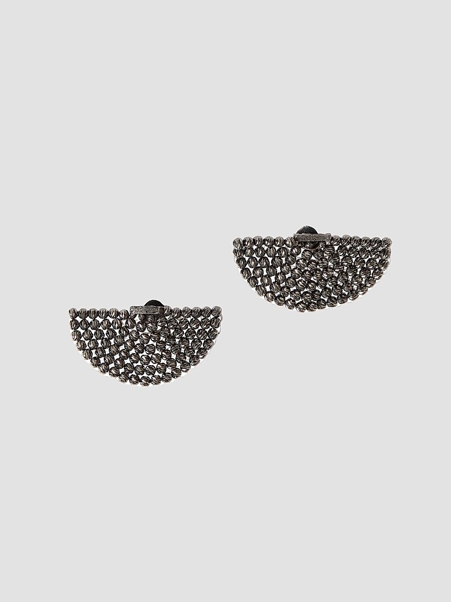 Women's Sterling Silver Earrings - Silver