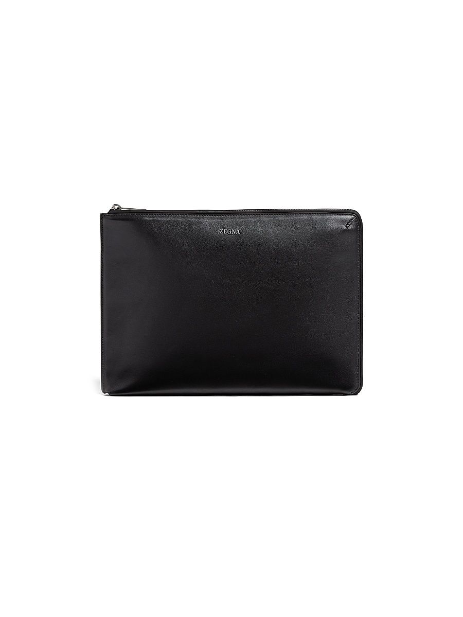 Men's Leather Portfolio - Black