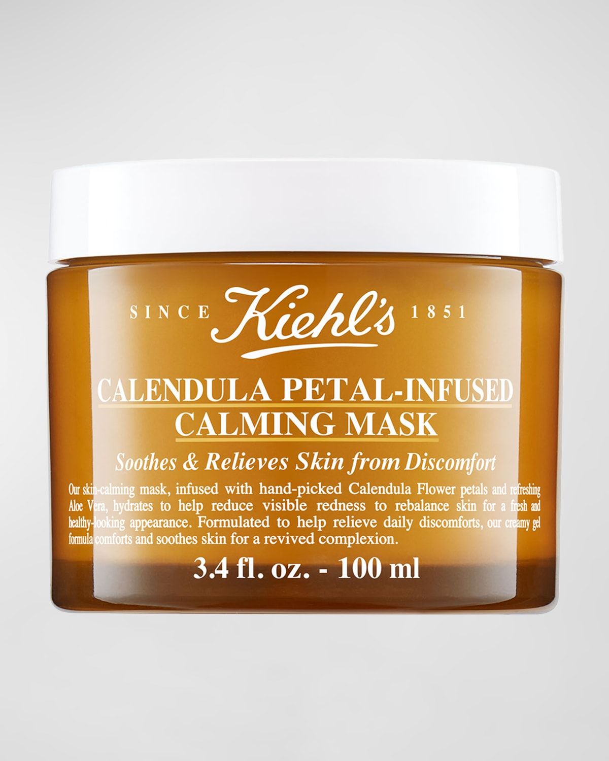 Calendula Petal-Infused Calming Mask With Aloe Vera, 3.4 oz.